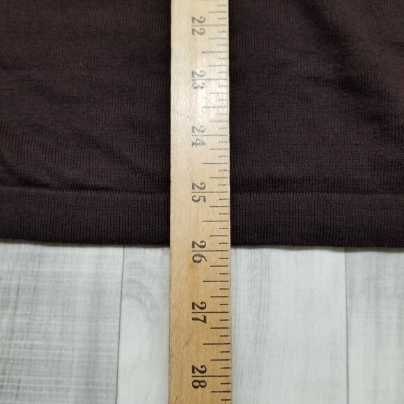 ✅Alfani Pima Cotton Solid V-Neck Sweater Brown Pullover Long Sleeve Shirt Men XL - Picture 5 of 9